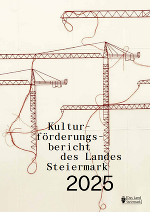 Titelbild des Kulturförderungsberichts zeigt Faden-Kräne