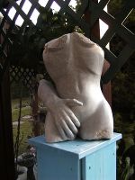 Wessen Hand,Talkstein 39cm hoch © Winfried Lehmann