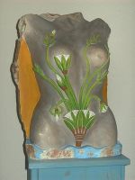 Die Unsterblichkeit, Talkstein 46cm hoch © Winfried Lehmann