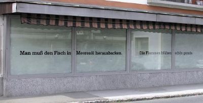 Schaufenster, Wies, 2003 Schaufenster, Wies, 2003