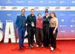 "Hasenfuß"-Team posiert bei der Preisverleihung