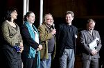 Foto (Karin Lernbeiss) vlnr: Veronica Kaup-Hasler, Hildegard Siesz, Kurt Flecker, Wolfgang Riedler, Peter Piffl-Percevic 
