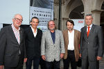 vlnr. Peter Wolf, Gernot Rath, LH-Stv. Kurt Flecker, Mathis Huber, Siegfried Grigg