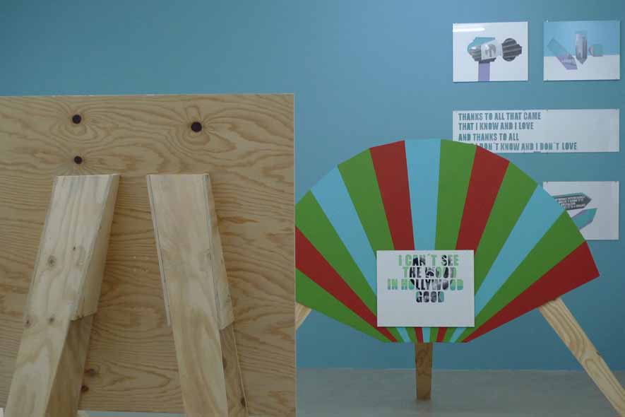 „Everybody says Hi to Hans because Hans says Hi to everybody“ Installationsansicht, Grazer Kunstverein, 2010