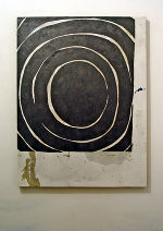ohne titel; graphit, tempera auf Leinwand; 145x110cm; 2010