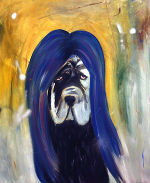 Bastard blau, 2007, 110 x 90 cm