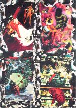 Ohne Titel, aser-Collage/Leinwand, 2004, 180 x 130 cm