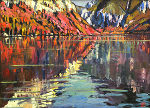 Leopoldsteinersee, Herbst, 2007, Ö auf LW 110x150