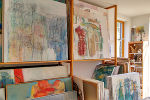 Im Atelier von Friederike Schwab © Claudia Rief-Taucher Im Atelier von Friederike Schwab