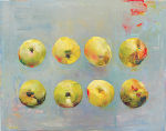 8 Äpfel, 2011, Öl Auf Leinwand, 42 x 53 cm