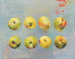 8 Äpfel, 2011, Öl Auf Leinwand, 42 x 53 cm © Wolfgang Wiedner 8 Äpfel, 2011, Öl Auf Leinwand, 42 x 53 cm