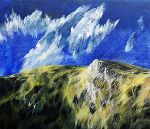 AUFWIND 33, 85 x 100 cm, Öl auf Molino, Juni 2015 © Josef Taucher AUFWIND 33, 85 x 100 cm, Öl auf Molino, Juni 2015