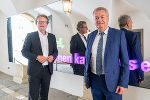 LR Drexler und LH-Stv. Lang (v.l.) haben ein umfassendes Maßnahmenpaket für den Kunst- und Kulturbereich auf Schiene gebracht. © Land Steiermark/Streibl; Nutzung bei Quellenangabe honorarfrei LR Drexler und LH-Stv. Lang (v.l.) haben ein umfassendes Maßnahmenpaket für den Kunst- und Kulturbereich auf Schiene gebracht.