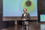 Kulturlandesrat Christopher Drexler vor dem Logo der STEIERMARK SCHAU © Land Steiermark/Lorber; Nutzung bei Quellenangabe honorarfrei Kulturlandesrat Christopher Drexler vor dem Logo der STEIERMARK SCHAU
