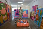 Aristeides Lappas (St.A.i.R.-Stipendiat aus Griechenland) im Art Brunch Gespräch © Schaumbad-Freies Atelierhaus Graz Aristeides Lappas (St.A.i.R.-Stipendiat aus Griechenland) im Art Brunch Gespräch