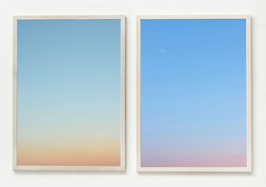 „On the Other Side of the Sky“, 2019, C-Prints Diptichon.