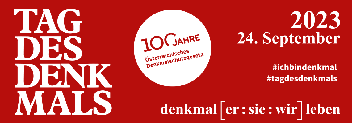 Banner Tag des Denkmals 2023