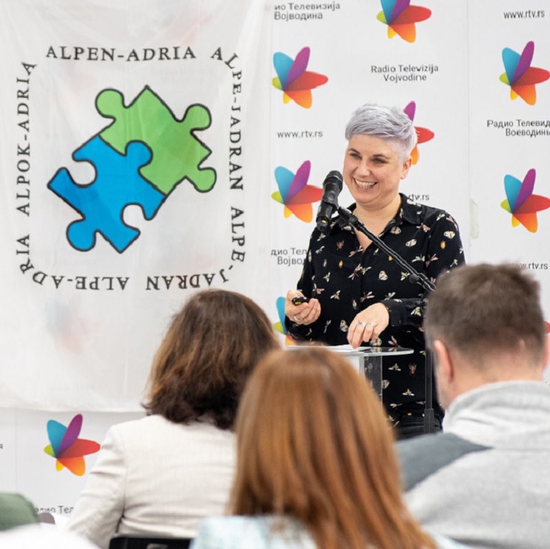 Natascha Grasser während Pitch in Novi Sad © Foto-Studio D