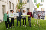 Paula, Maria Knauer-Lukas, LH-Stv. Anton Lang, LRin Simone Schmiedtbauer und "da Wintschi" (v.l.). © Land Steiermark/Resch