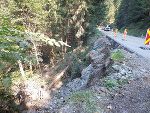 Vier talseitige Rutschungen müssen noch saniert werden.  © A16