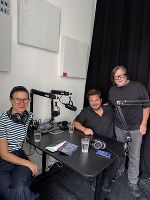 Lydia Bißmann, David Reumüller und Karl Stocker © DAS POD