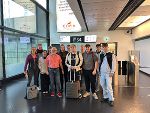 Schüler:innen vor dem Abflug nach Sevilla © LBS 4 Graz