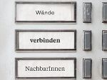 Klingeltableau © Servicebüro zusammen>wohnen<