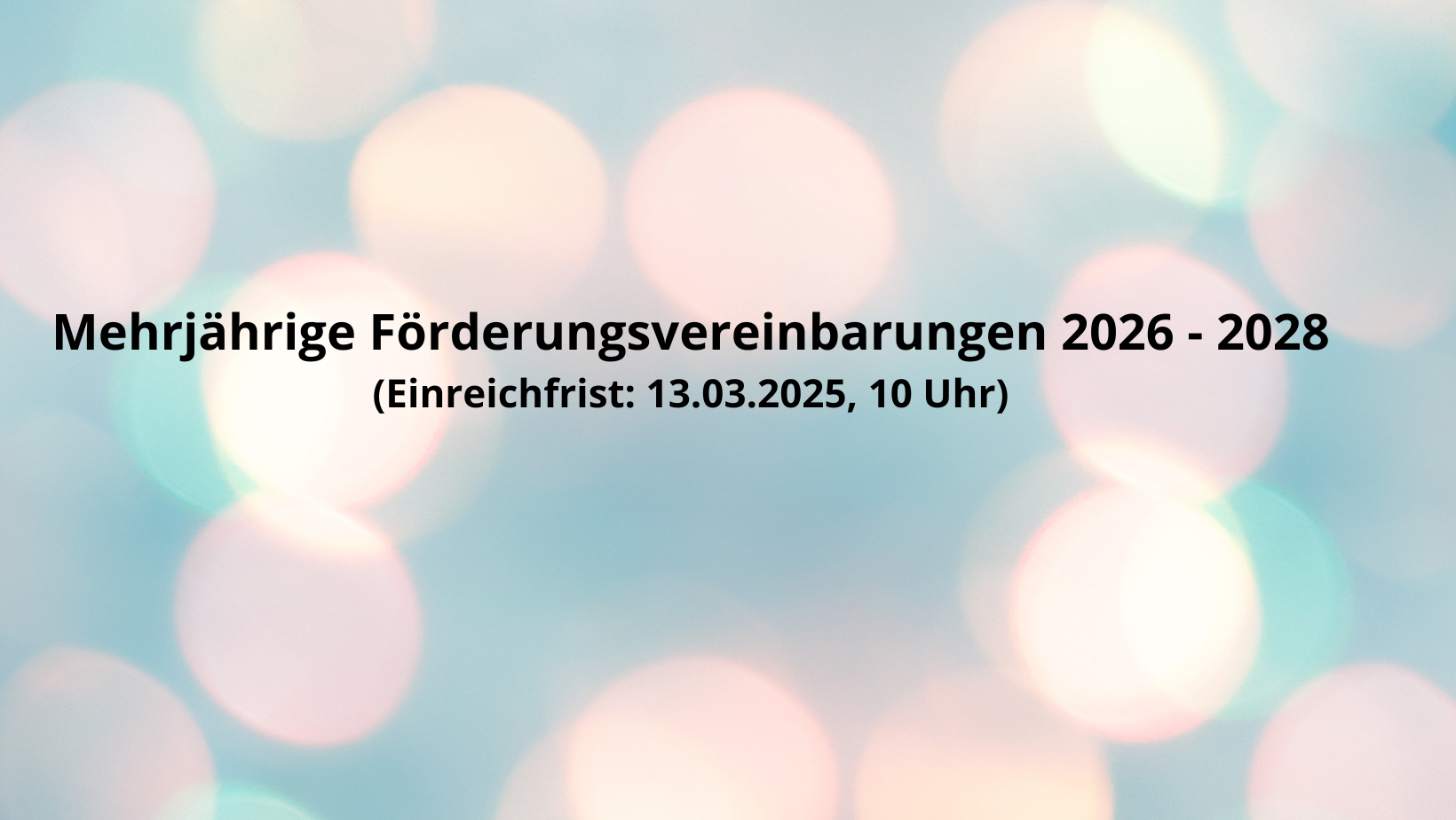 zur Ausschreibung >>