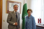 Landtagspräsident Deutschmann mit Landtagspräsidentin Pallauf © LT-Stmk/Eigletsberger