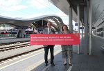 Claudia Holzer und Ewald Jantscher freuen sich über die Inbetriebnahme des ersten Teilabschnitts. © ÖBB/Finker